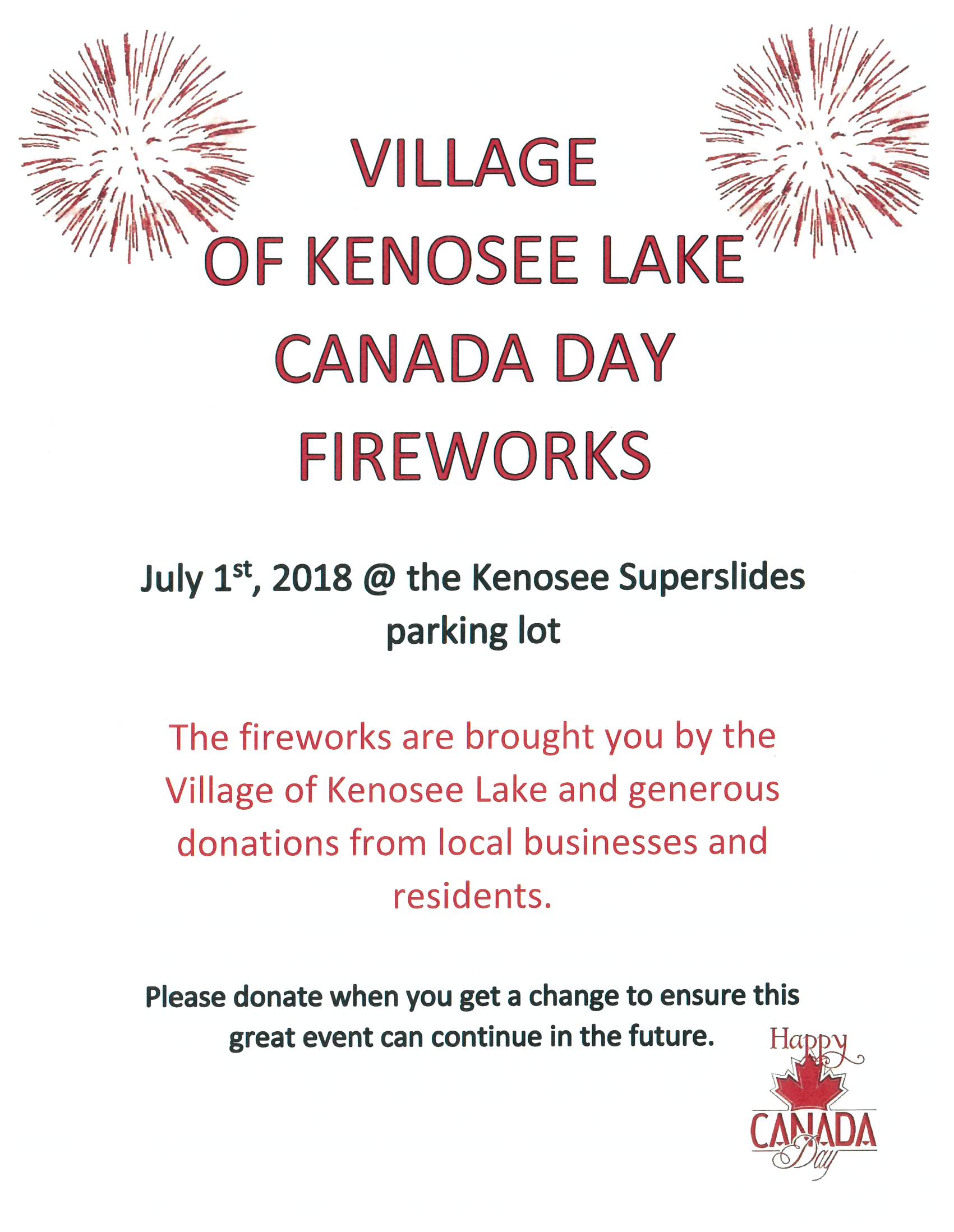Canada Day Fireworks